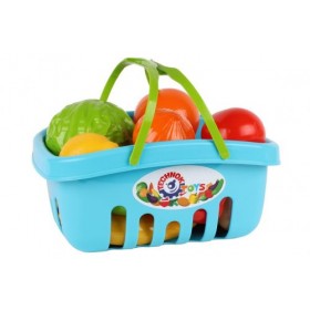 Набір продуктів у кошику (синій)