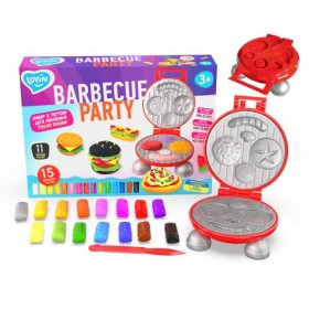 Набір тіста для ліплення Barbecue Party (15 кольорів) Набір тіста для ліплення Barbecue Party (15 кольорів)