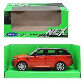 Уцінка. Машина метал Range Rover Sport 1:24 теракотова  - трохи подряпаний капот збоку