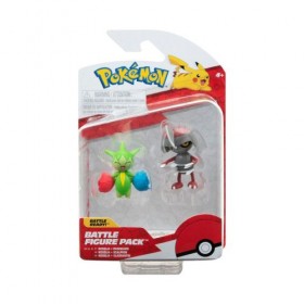 Набір ігрових фігурок аніме Pokemon W15 - Пон'ярд і Розелія Набір ігрових фігурок аніме Pokemon W15 - Пон'ярд і Розелія
