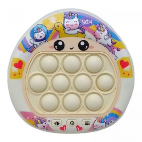 Уцінка. Розважальна гра FINGER PRESS POP-IT CONSOLE ЄДИНОРІЖКА западають кнопки Уцінка. Розважальна гра FINGER PRESS POP-IT CONSOLE ЄДИНОРІЖКА западають кнопки