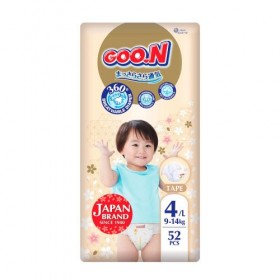 Підгузки Goo.N Premium Soft для дітей (розмір 4(L), 9-14 кг, 52 шт.) Підгузки Goo.N Premium Soft для дітей (розмір 4(L), 9-14 кг, 52 шт.)