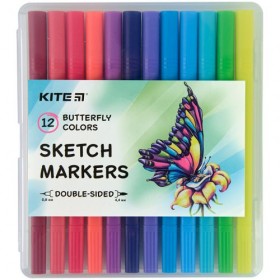 Скетч маркери, набiр 12 шт. Butterfly Скетч маркери, набiр 12 шт. Butterfly