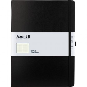 Книга записна Partner Grand, 210*295, 100 арк, кліт, чорна Книга записна Partner Grand, 210*295, 100 арк, кліт, чорна