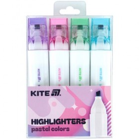 Маркер Highlighter, Kite Creative Pastel Colors, набір 4-х Маркер Highlighter, Kite Creative Pastel Colors, набір 4-х