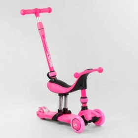 Самокат-велобіг 3в1 триколісний BS-23180 (4) Best Scooter, 3 колеса PU зі світлом, сидіння, амортизатори, батьківська ручка Самокат-велобіг 3в1 триколісний BS-23180 (4) Best Scooter, 3 колеса PU зі світлом, сидіння, амортизатори, батьківська ручка