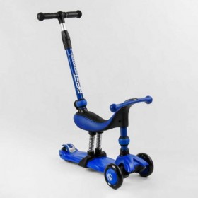 Самокат-велобіг 3в1 триколісний BS-27018 (4) Best Scooter, 3 колеса PU зі світлом, сидіння, амортизатори, батьківська ручка Самокат-велобіг 3в1 триколісний BS-27018 (4) Best Scooter, 3 колеса PU зі світлом, сидіння, амортизатори, батьківська ручка