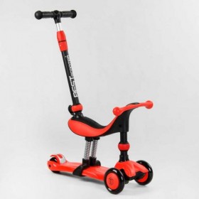 Самокат-велобіг 3в1 триколісний BS-71899 (4) Best Scooter, 3 колеса PU зі світлом, сидіння, амортизатори, батьківська ручка Самокат-велобіг 3в1 триколісний BS-71899 (4) Best Scooter, 3 колеса PU зі світлом, сидіння, амортизатори, батьківська ручка