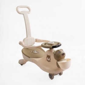 Каталка-толокар JOY SJ-849-26 (6) колеса PU зі світлом, музика та світло, захисний бампер, батьківська ручка, в коробці Каталка-толокар JOY SJ-849-26 (6) колеса PU зі світлом, музика та світло, захисний бампер, батьківська ручка, в коробці