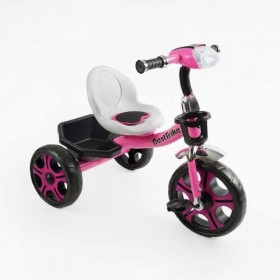 Велосипед 3-х колісний BS-22603 Best Trike (1) колеса EVA переднє 12’’, заднє 10’’, сталева рама, фара з музикою та світлом, кошик, в коробці