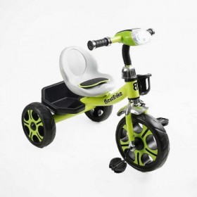 Велосипед 3-х колісний BS-25084 Best Trike (1) колеса EVA переднє 12’’, заднє 10’’, сталева рама, фара з музикою та світлом, кошик, в коробці Велосипед 3-х колісний BS-25084 Best Trike (1) колеса EVA переднє 12’’, заднє 10’’, сталева рама, фара з музикою та світлом, кошик, в коробці