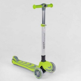 Самокат триколісний 46987 (4) Best Scooter, САЛАТОВИЙ, складне алюмінієве кермо, 4 колеса PU зі світлом, d = 12 см Самокат триколісний 46987 (4) Best Scooter, САЛАТОВИЙ, складне алюмінієве кермо, 4 колеса PU зі світлом, d = 12 см
