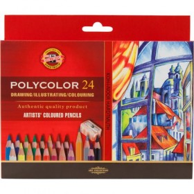 Олівці кольор. художні POLYCOLOR, 24 кол., карт. уп. Олівці кольор. художні POLYCOLOR, 24 кол., карт. уп.