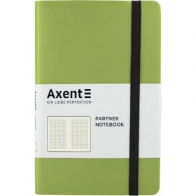 Книга записна Partner Soft, 125*195, 96арк, кліт, салатова Книга записна Partner Soft, 125*195, 96арк, кліт, салатова