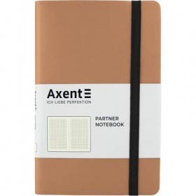 Книга записна Partner Soft, 125*195, 96арк, кліт, золота Книга записна Partner Soft, 125*195, 96арк, кліт, золота