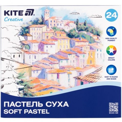 Пастель суха, 24 кольори Creative