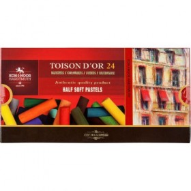Крейда-пастель TOISON D'OR, 1/2, 24 кол. Крейда-пастель TOISON D'OR, 1/2, 24 кол.