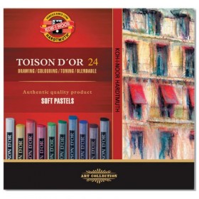 Крейда-пастель TOISON D'OR, 24 кол. Крейда-пастель TOISON D'OR, 24 кол.