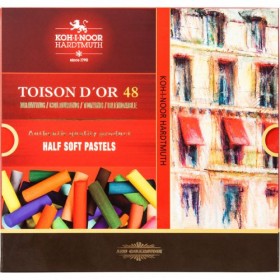 Крейда-пастель TOISON D'OR, 1/2, 48 кол. Крейда-пастель TOISON D'OR, 1/2, 48 кол.