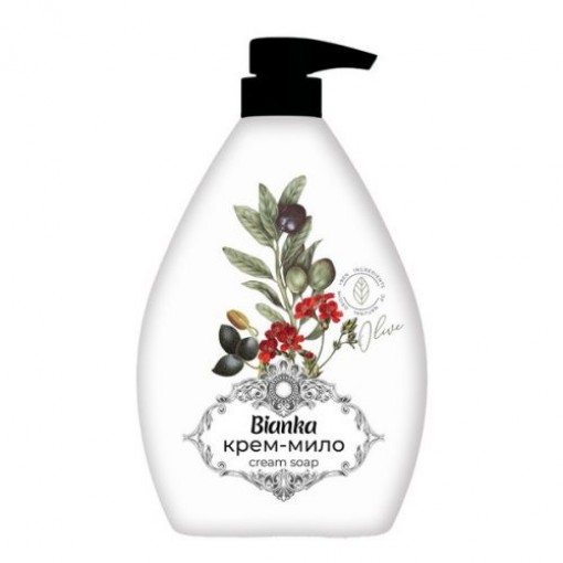 Bianca крем-мило рідке Olive 900мл в полімерній пляшці