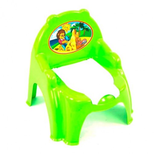 Горщик дитячий з кришкою (зелений)